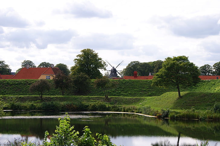 kraštovaizdžio, vėjo malūnas, Kopenhaga