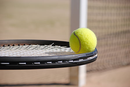 теннис, мяч, Теннисный корт, Теннисный мяч, Спорт, Летучая мышь