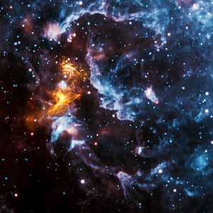 pulsar, estrella de neutrones, Spinning, espacio, Cosmos, Astronomía, partículas energéticas