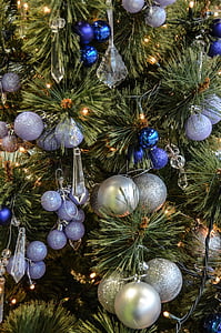 juletræ, Christmas baubles, ferie, ornamenter