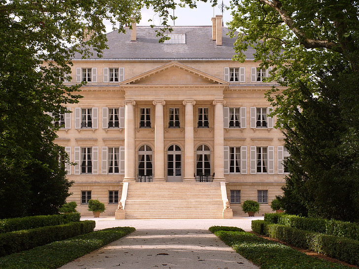 Chateau margaux, Bordeaux, vinho, Castelo, França, histórico, adega