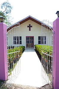 kyrkan, kapell, Parish, Sanctuary, religion, Gate, dörr