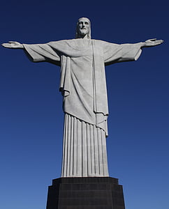 Christus, Christus de Verlosser, toeristische attractie, monument, Corcovado, Rio de janeiro, Brazilië