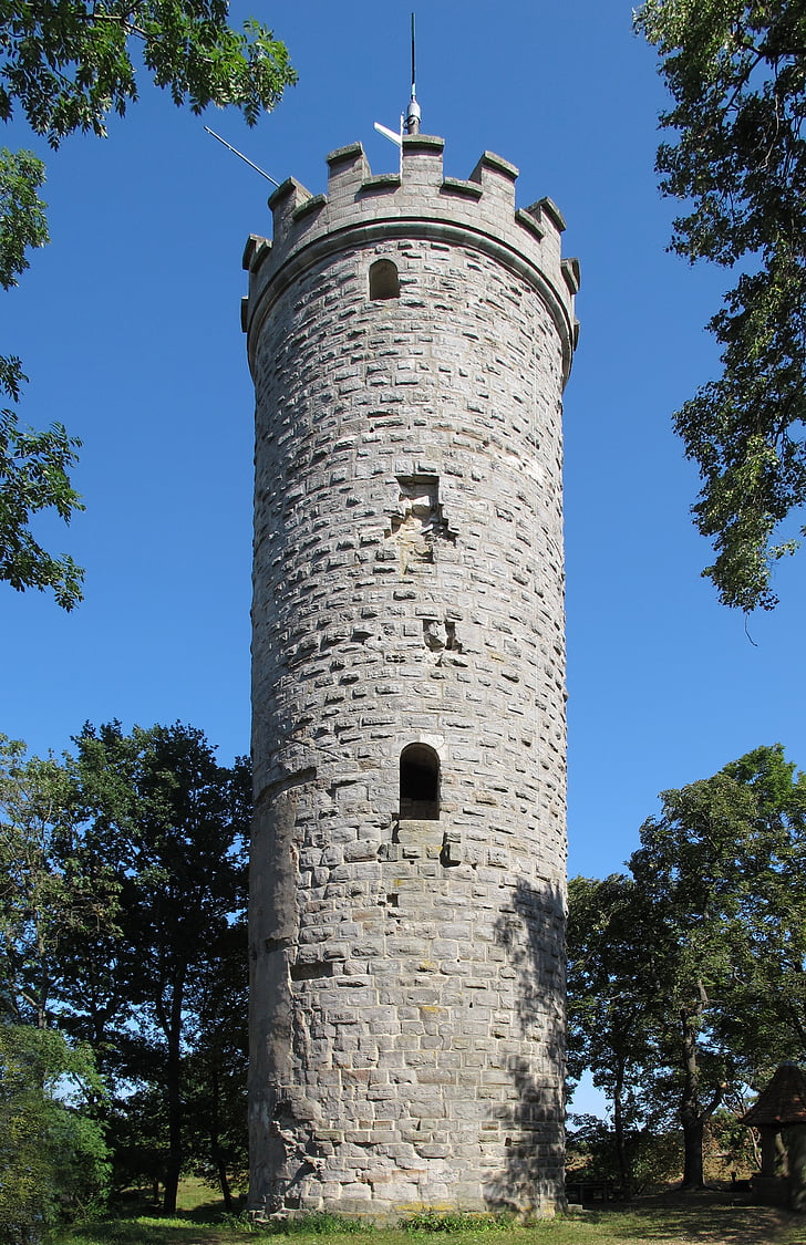 tower, round tower, observation tower, historically, defensive tower, landmark, building