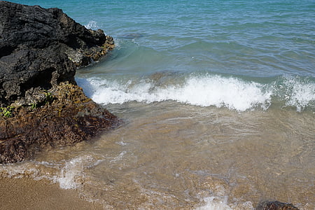 Ibiza, sjøen, vann, Spania, Balearene, øya, Rock