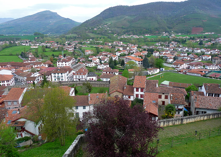 Pháp, xứ Basque country, Pyrénées, thị xã, Châu Âu, kiến trúc