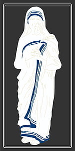 Sf. Tereza de calcutta, calugarita Romano-Catolică, Indian, misionar, mama, mama teresa, Premiul nobile de pace
