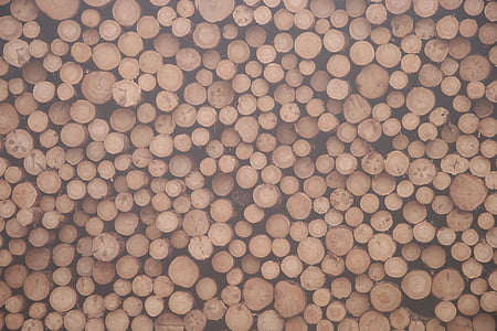 pile, brown, wood, slab, wood pile, stack, backgrounds
