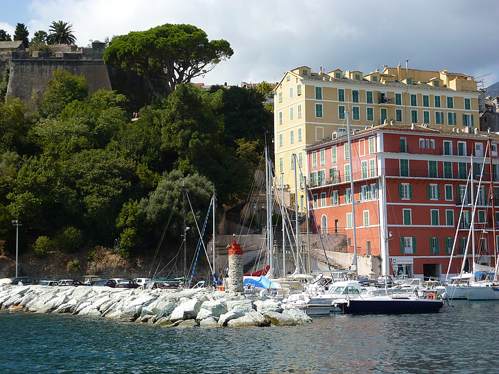 Bastia, Korsika, Village, Ranska, Sea, Port, satamakaupunki