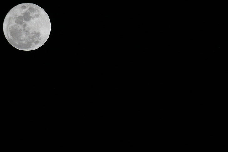 Luna, planeta, Astronomía, Blanco, negro