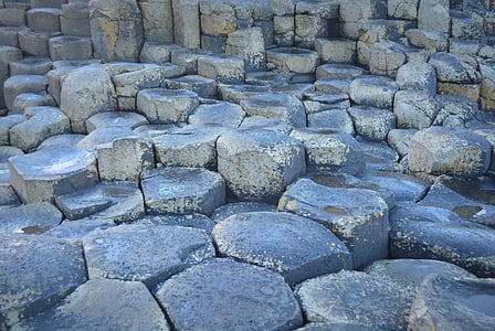 Obrův chodník, Severní Irsko, kameny, skalní útvar, Příroda, UNSECO