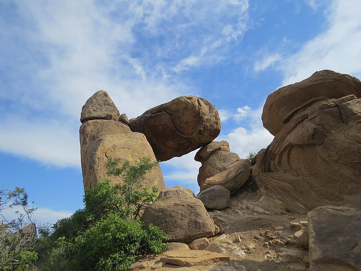 deserto, formazione rocciosa, escursionismo, Big bend, Texas, scultura, Statua