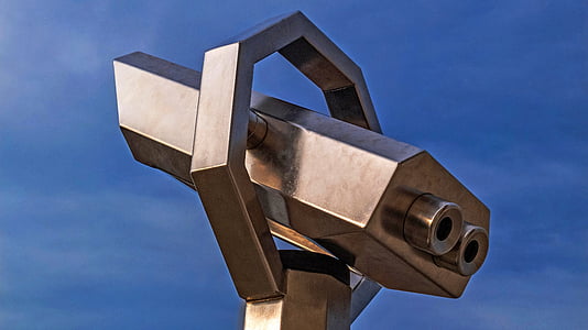 télescope, champ-verre, Spyglass, jumelles, coup d’oeil, œil, à la recherche