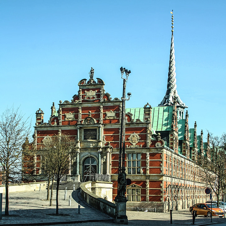 vertybinių popierių birža, Kopenhaga, Lankytinos vietos, Danija, pastatas