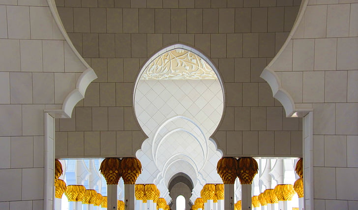 Sheikh zayed moskeen, moskeen, abu dhabi, UAE, emirater, u en e, arabisk