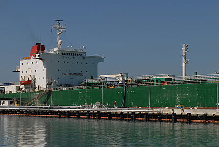 nave, navio-tanque, óleo, transporte, mar, oceano, carga