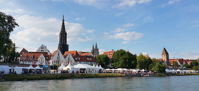 多瑙河固定, 乌尔姆大教堂, 乌尔姆, ulmer 屠夫的塔