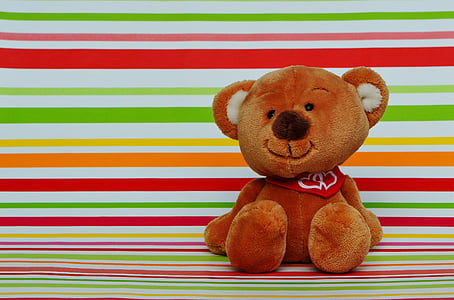 oso de, corazón, amor, gracioso, Teddy, afecto, osos