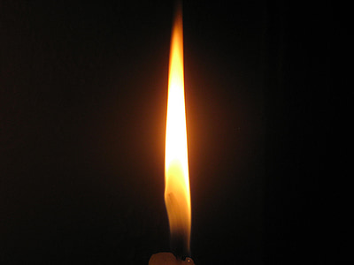 candela, fiamma, luce