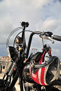 moto, timó, vehicle, vehicle de dues rodes, espectacular, equips, crom
