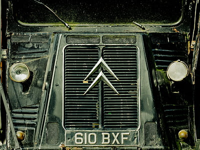 Citroën, auto, vehicle, vell, clàssic, cotxe vell, edat de cotxe