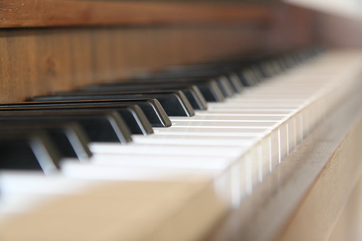 เปียโน, ปุ่ม, เครื่องดนตรี, คีย์บอร์ดเปียโน, คีย์เปียโน, แป้นพิมพ์, คีย์บอร์ดเครื่องดนตรี