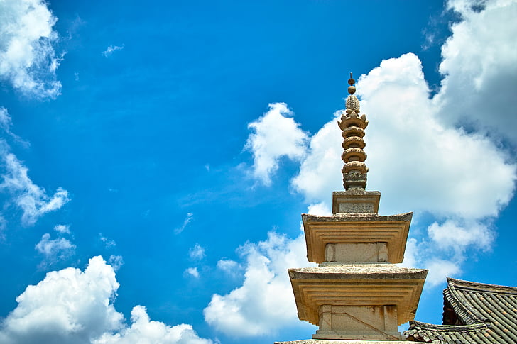 In alto, Racing, Steeple, architettura, Asia, Buddismo, Pagoda