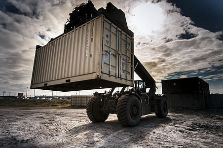 lastning, Cargo, behållare, transport, industriella, Importera, Commerce