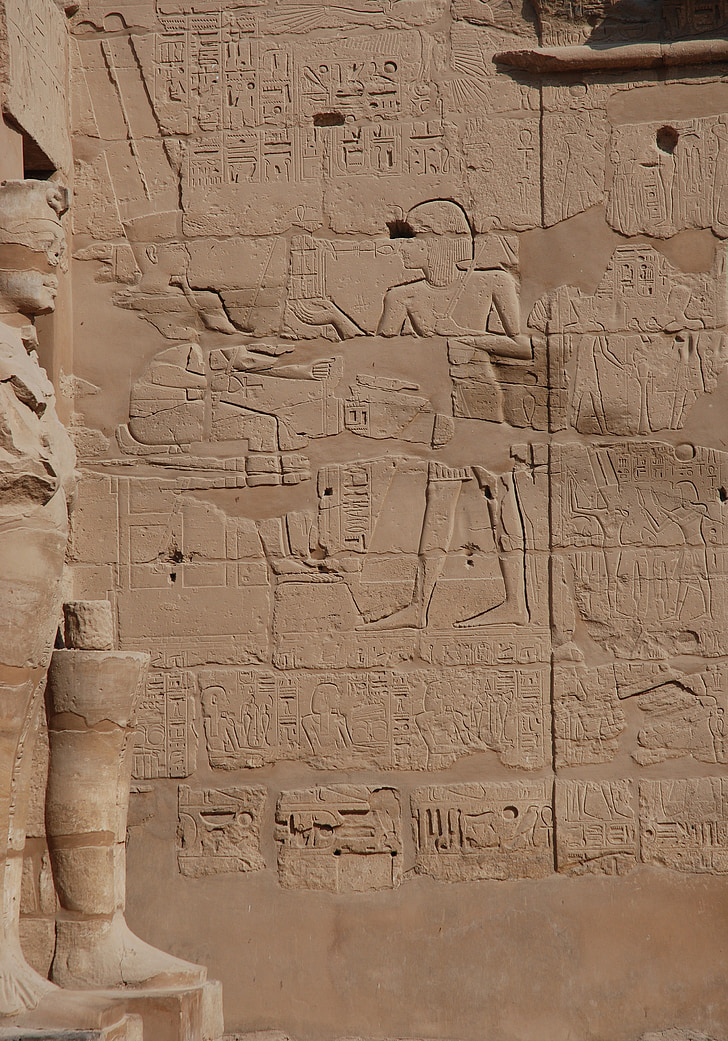 Egito, antiga, Arqueologia, Luxor, Karnak, Templo de, monumentos