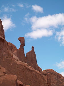 Moab, Національний парк арки, рок освіта, краєвид, Вершина гори, Природа