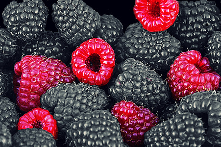 raspberries, fruits, berries, fruit, red, vitamins, sweet