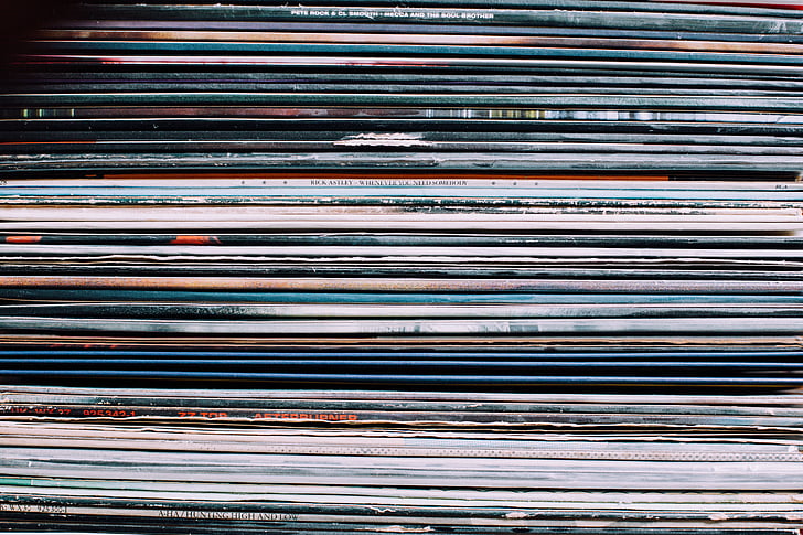 Datensätze, Vinyl, Musik, Klang, Lärm, abstrakt, moderne