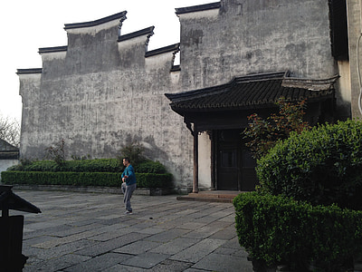 antyk, budynek, Hangzhou