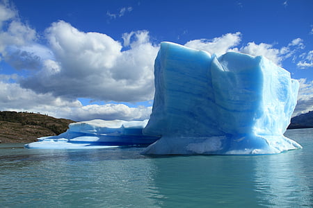 hielo, agua, glaciar de, frío, Ártico, temperatura fría, naturaleza