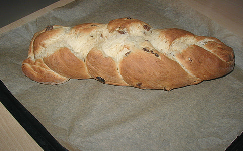 raisin braid, raisin bread, bread, bake, homemade, baked, eat