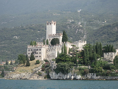 skaligerburg, Torri del benaco, Garda, Lago di garda, slottet