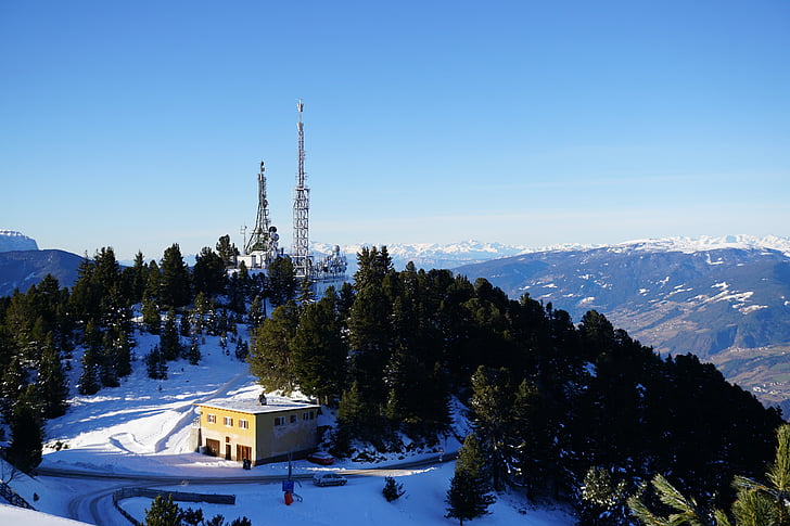 transmissor, Plose, Tirol do Sul, Alpina, Bressanone, rádio, Torres de celular