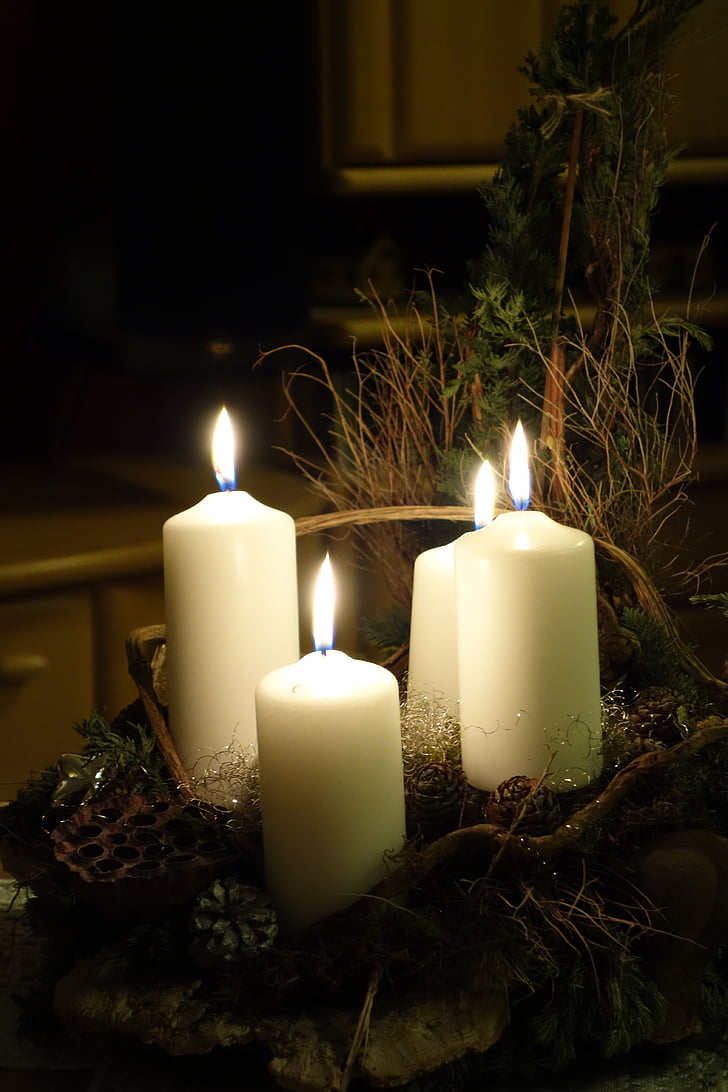 advent, wreath, advent wreath, christmas jewelry, decoration, christmas, christmas time