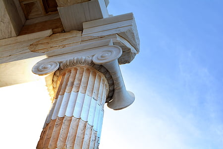 Grèce, colonne, Athènes, culture, histoire, Parthénon, creuser