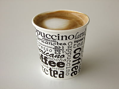 coffee, cup, coffee cup, cafe, drink, coffee foam, coffee - Drink