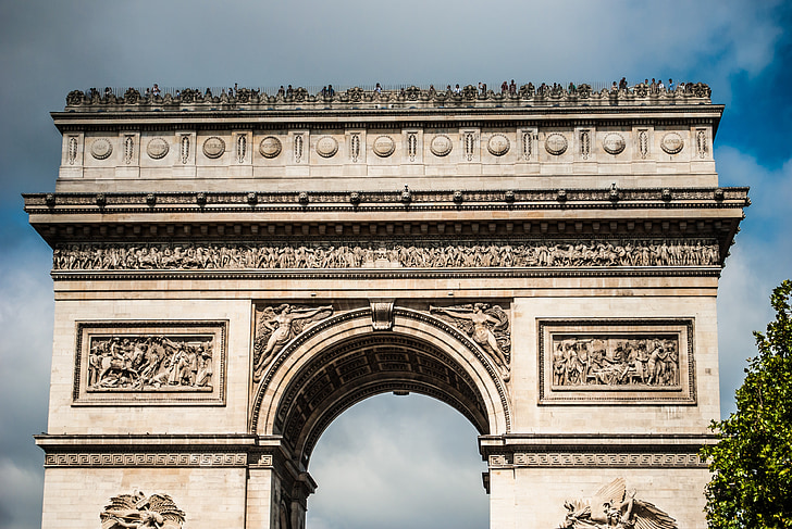 Тріумфальна арка, Париж, Франція