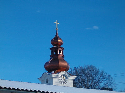 toranj, tržište toranj, toranj sa satom, toranj križ, Lukovičasta glava, Crkva, arhitektura