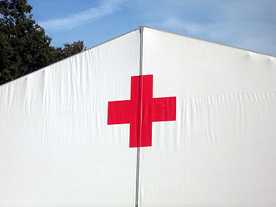 Røde Kors, Røde Kors, amerikanske Røde Kors, rødt kors-symbol, katastrofehjelp, katastrofe, lettelse