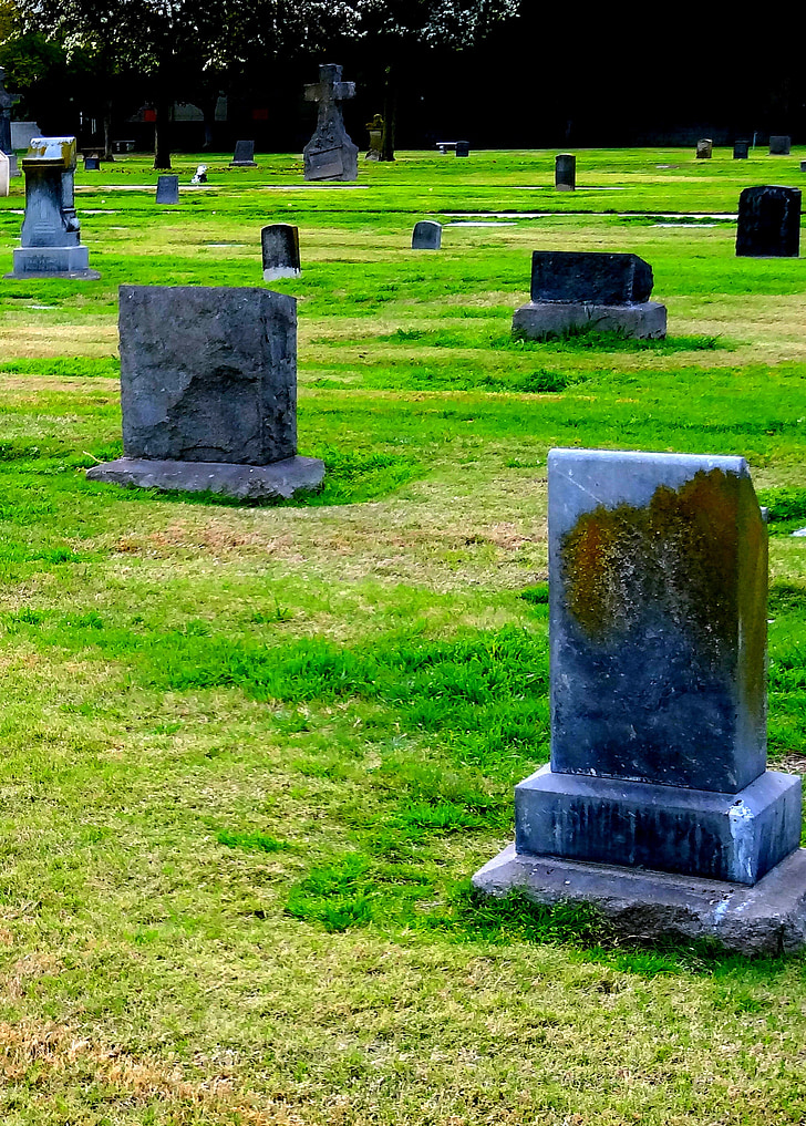 cemetery, headstones, graveyard, gravestone, tombstone, monument, memorial