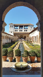 Alhambra, calat alhamra, Granada, cietoksnis, Karaliskā, orientieris, pils