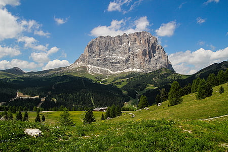 Landschaft, Italien, Dolomit, Dolomiten, Natur, Wolke, Berg