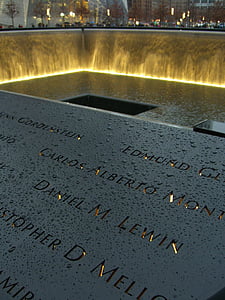 Pamätník, septembra, Abraham, zelmanowitz, pamiatka, 9-11, symbol