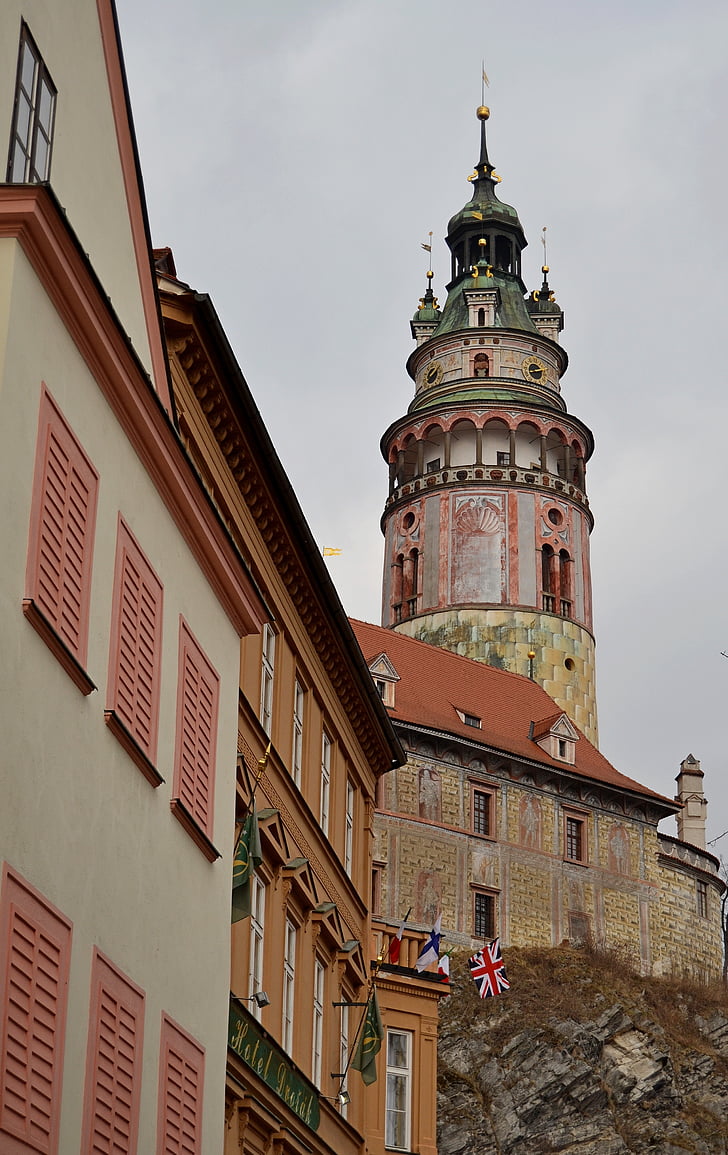 tháp, lâu đài, Séc krumlov, Đài tưởng niệm
