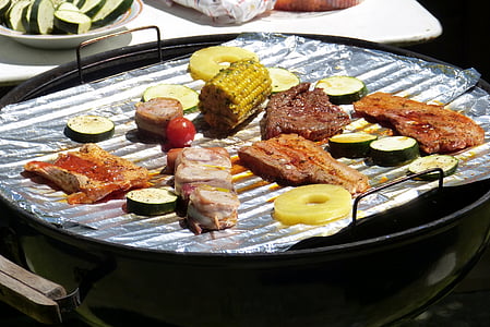 grillowanie, -Grill, Sprzęt do grillowania, mięso, warzywa, smażyć, kucharz