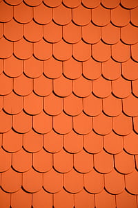 pour toiture, tuile, rouge, mur, brique, mur fenêtre, orange